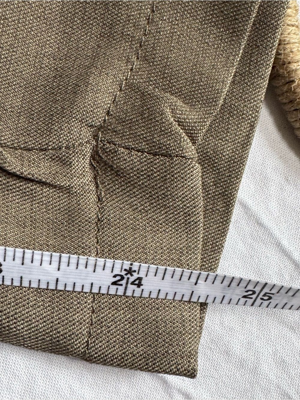 Khaki 2-Pieces Pant with Pockets and V-Neck Top Size XXL Short Sleeved - Picture 14 of 16